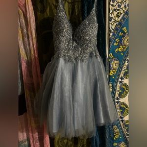 Light blue homecoming dress